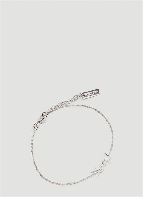 ysl braclet silver|the saint lauren ladies braclets.